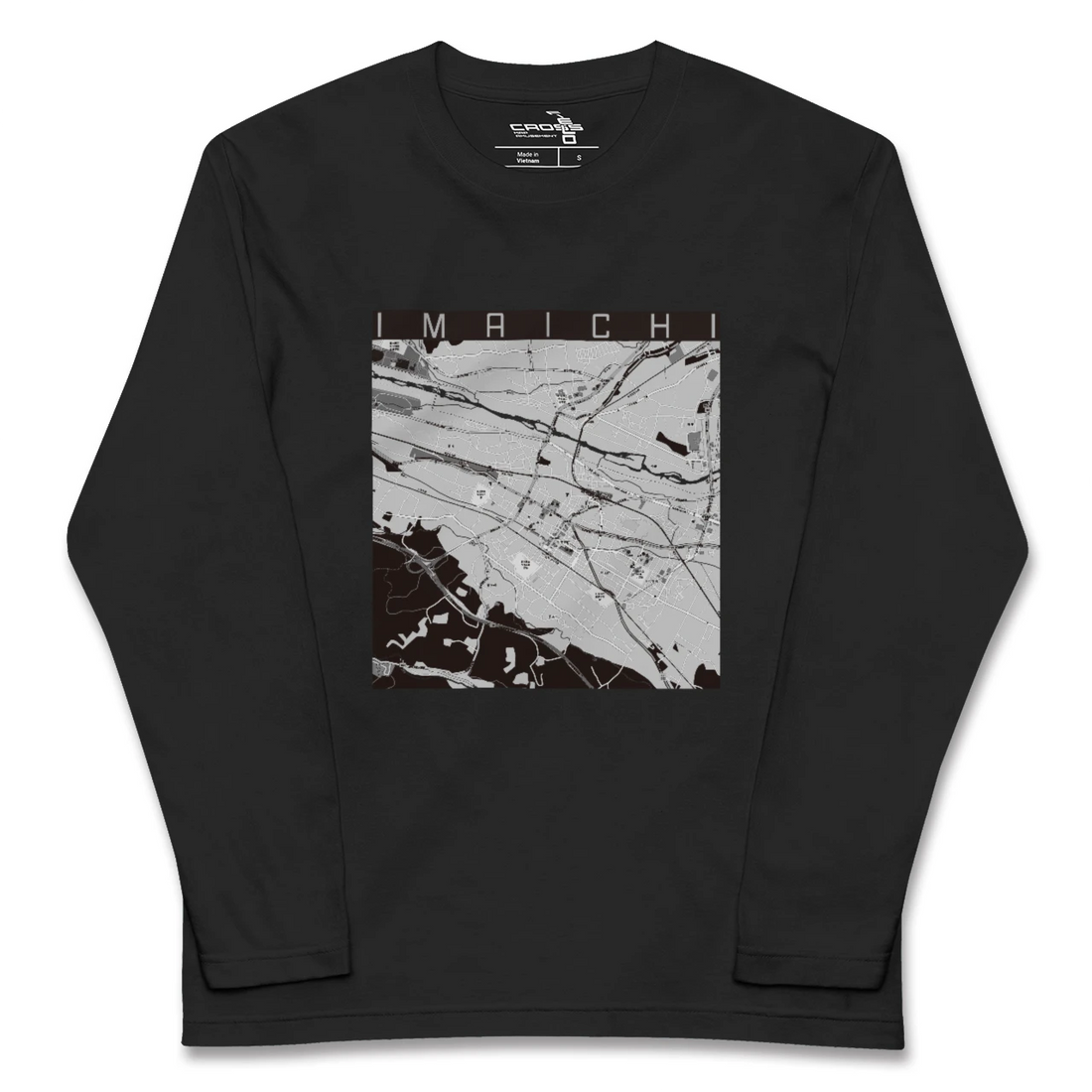 【今市(栃木県)】地図柄ロングスリーブTシャツ