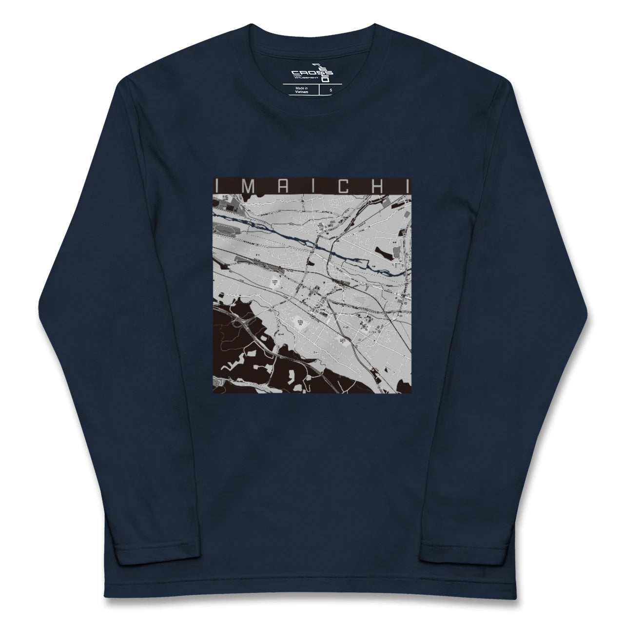 【今市(栃木県)】地図柄ロングスリーブTシャツ