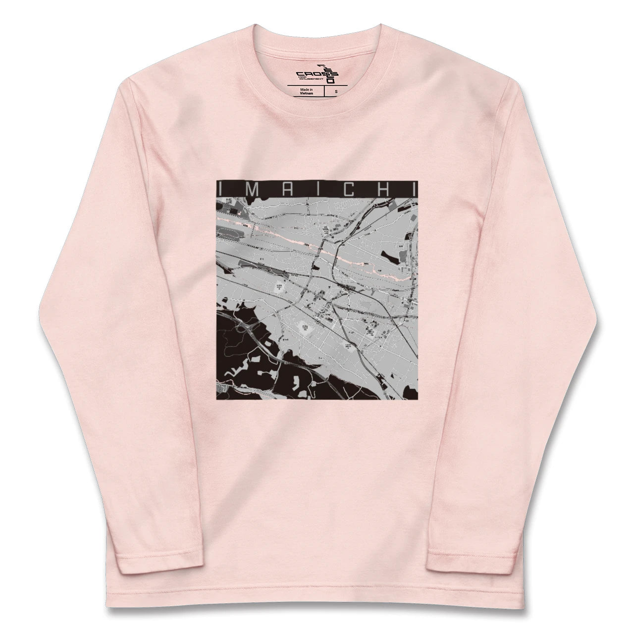 【今市(栃木県)】地図柄ロングスリーブTシャツ
