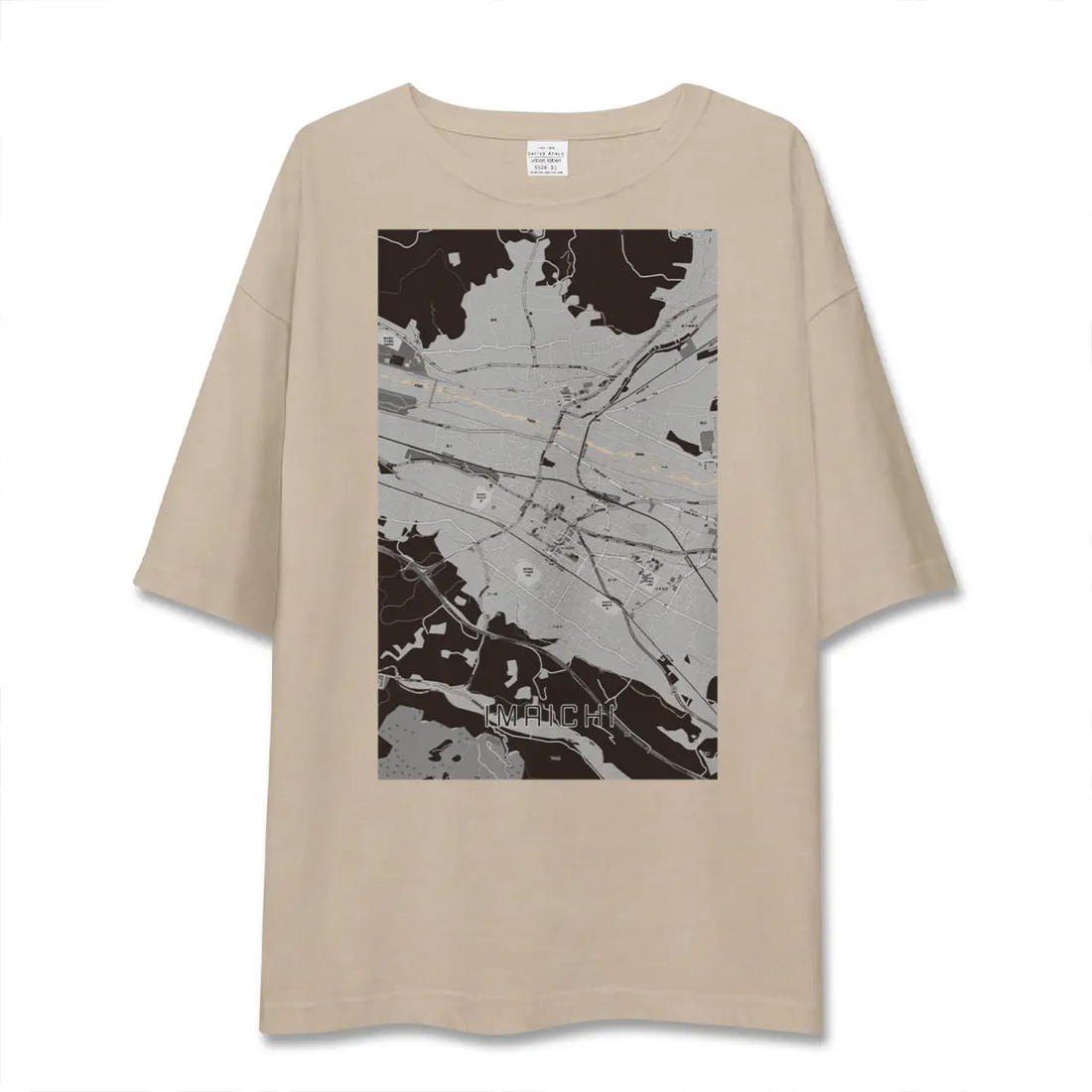 【今市(栃木県)】地図柄ビッグシルエットTシャツ