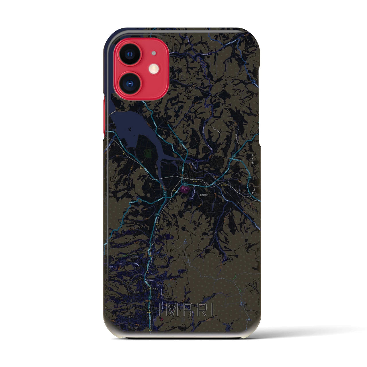 【伊万里(佐賀県)】地図柄iPhoneケース(バックカバータイプ)