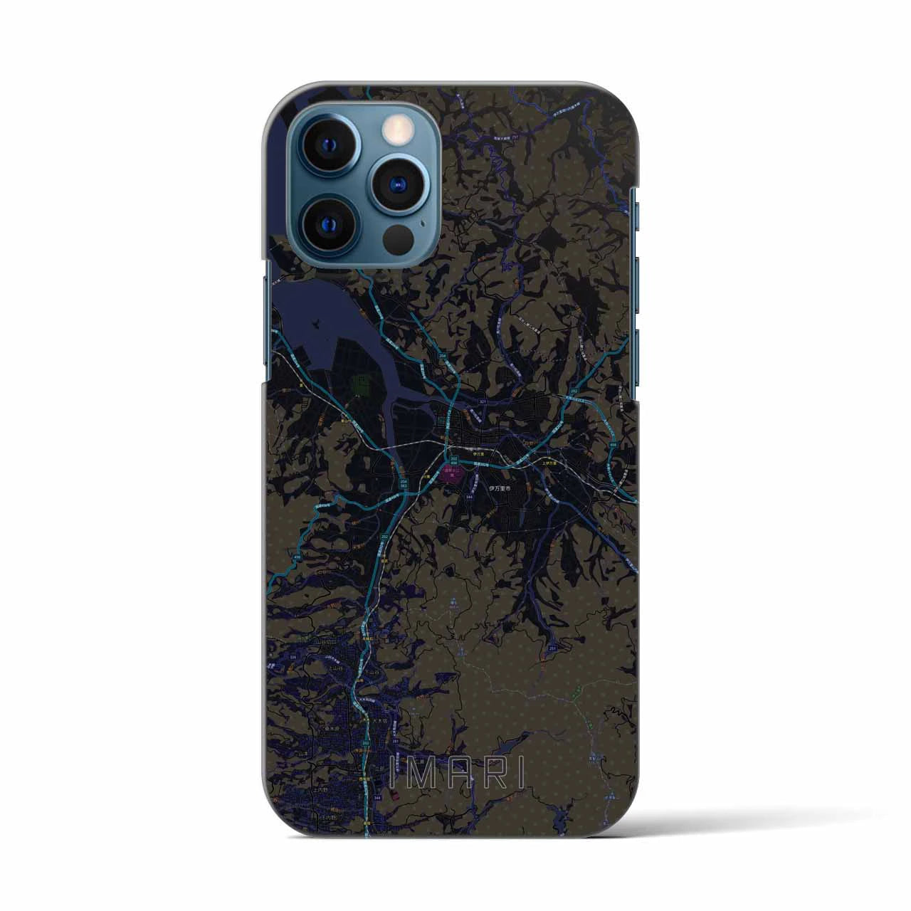 【伊万里(佐賀県)】地図柄iPhoneケース(バックカバータイプ)