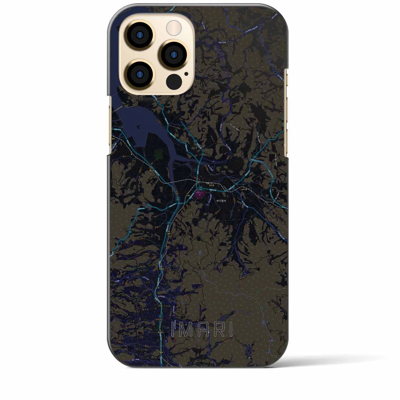【伊万里(佐賀県)】地図柄iPhoneケース(バックカバータイプ)