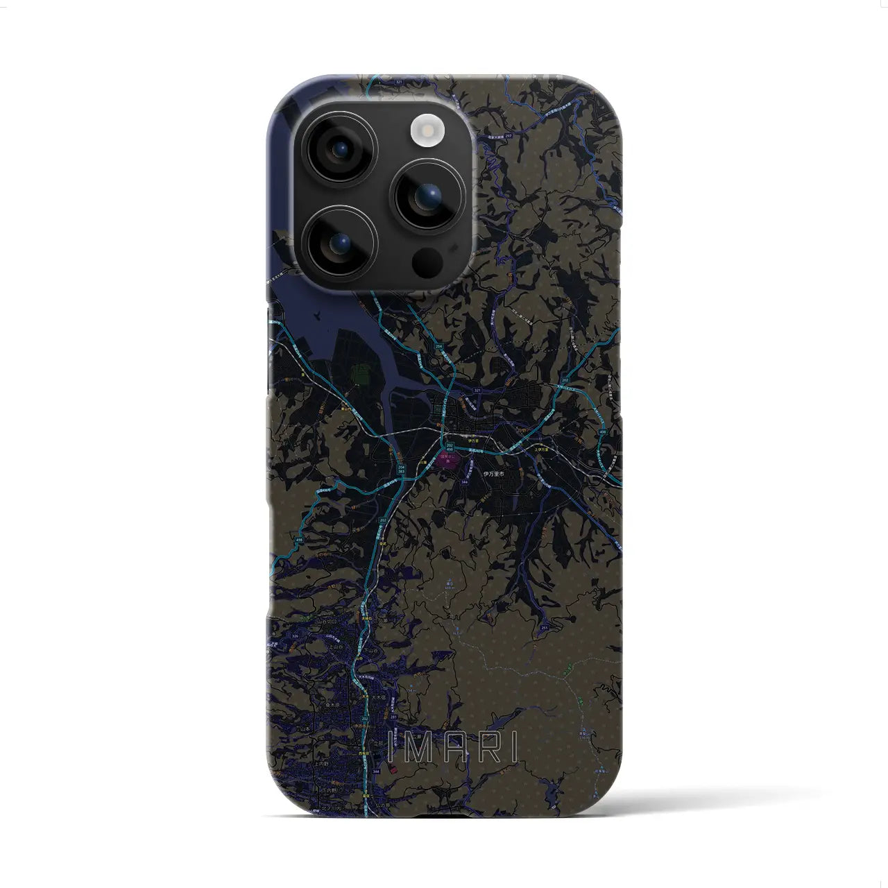 【伊万里(佐賀県)】地図柄iPhoneケース(バックカバータイプ)