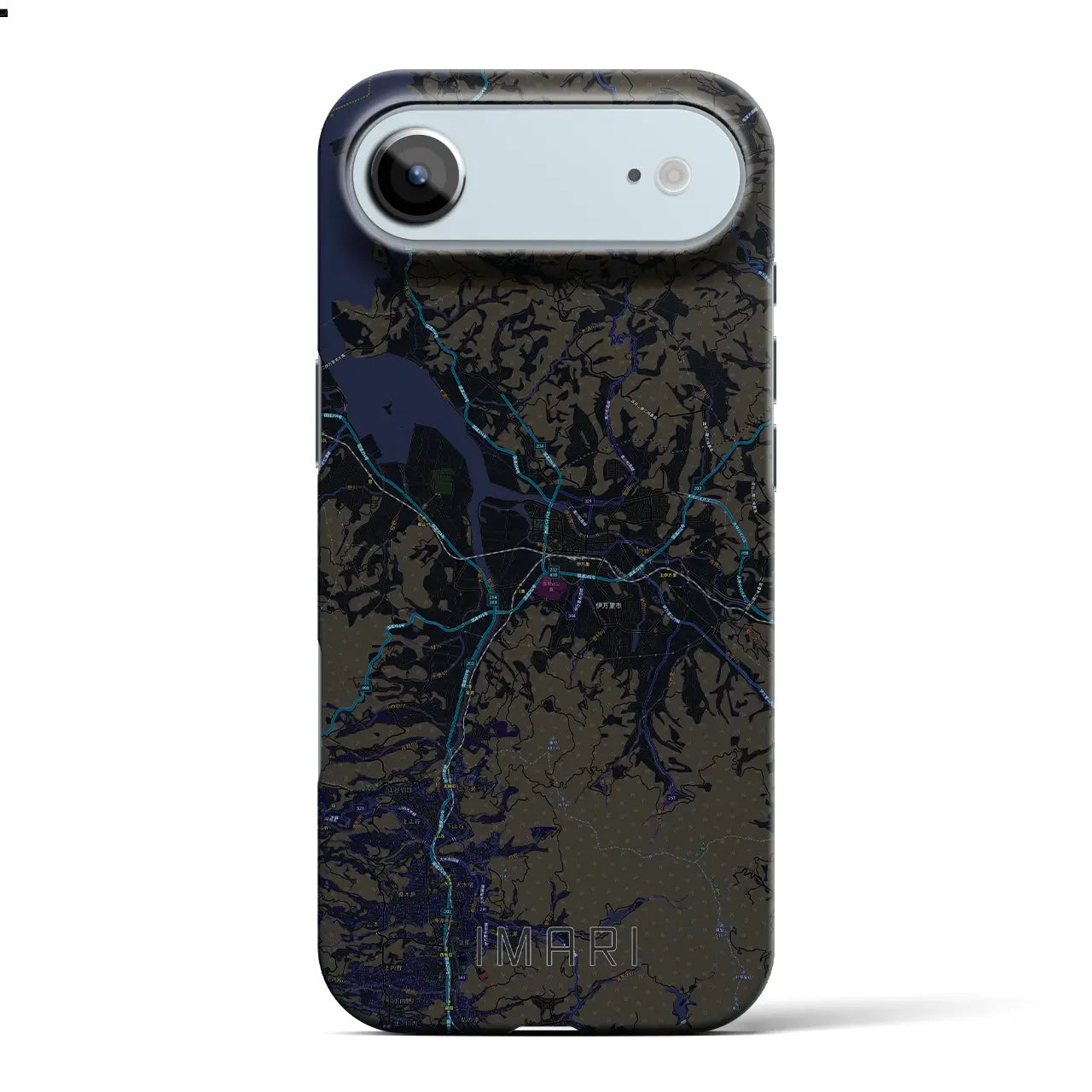 【伊万里(佐賀県)】地図柄iPhoneケース(バックカバータイプ)