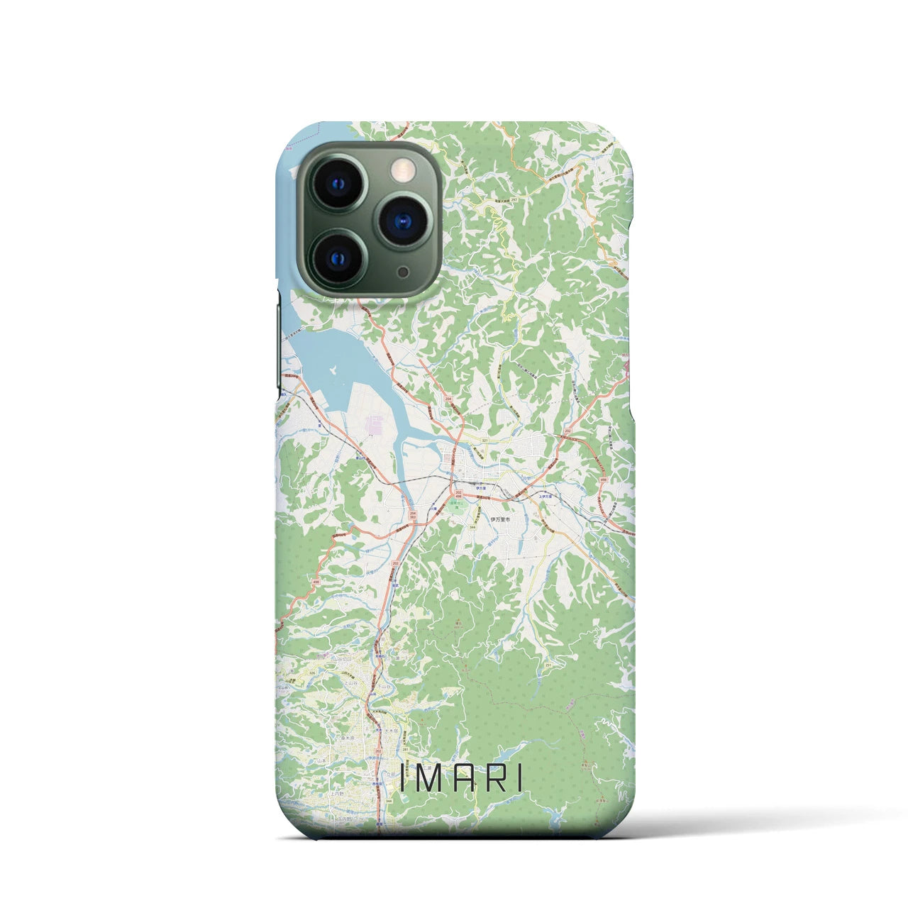 【伊万里(佐賀県)】地図柄iPhoneケース(バックカバータイプ)