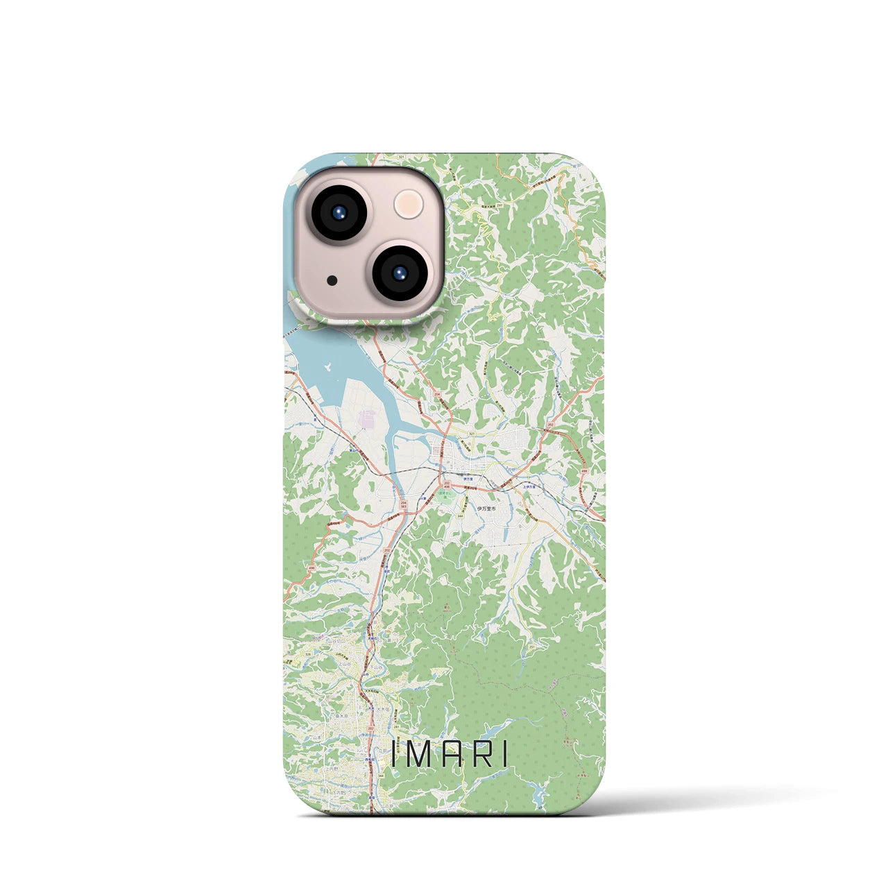 【伊万里(佐賀県)】地図柄iPhoneケース(バックカバータイプ)