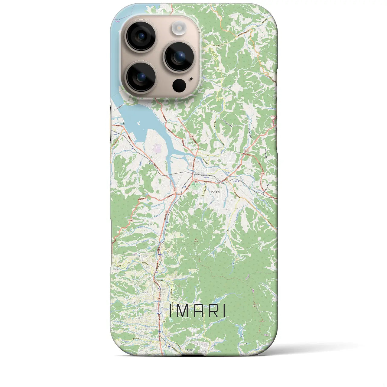 【伊万里(佐賀県)】地図柄iPhoneケース(バックカバータイプ)