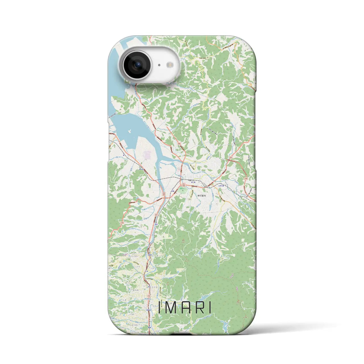 【伊万里(佐賀県)】地図柄iPhoneケース(バックカバータイプ)