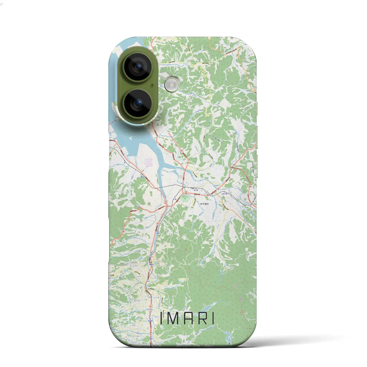 【伊万里(佐賀県)】地図柄iPhoneケース(バックカバータイプ)