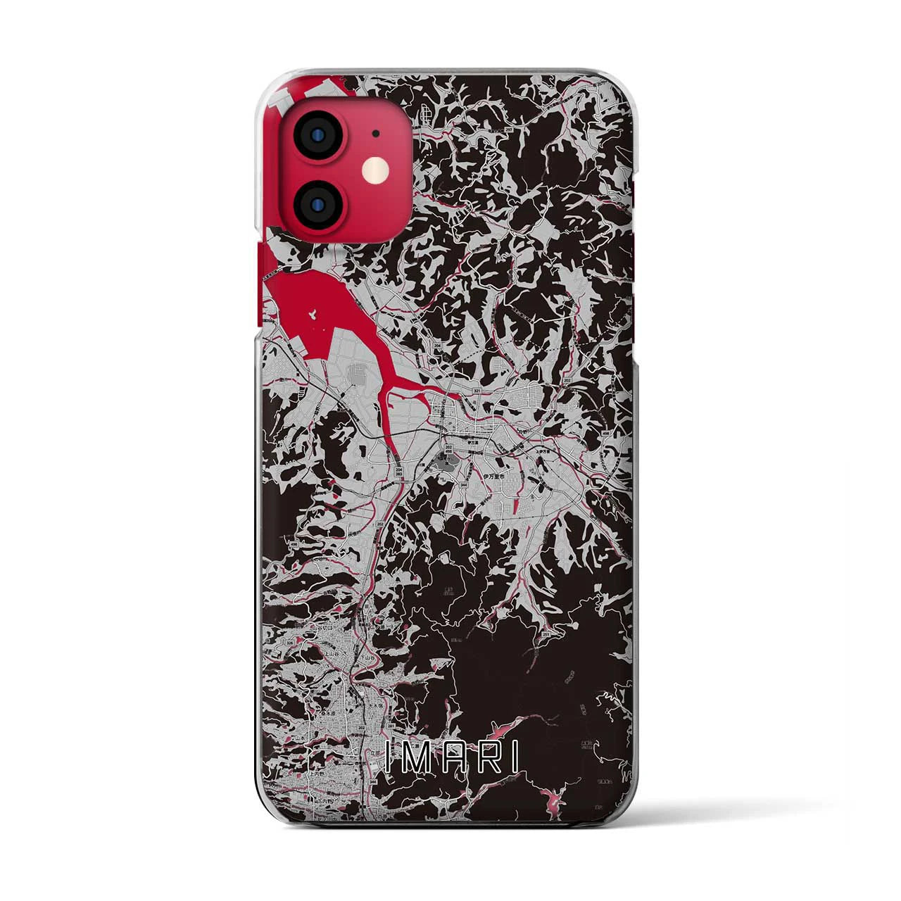 【伊万里(佐賀県)】地図柄iPhoneケース(クリアタイプ)