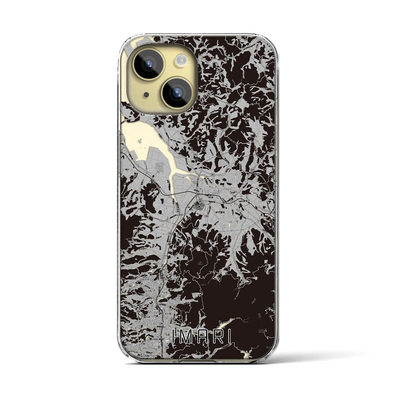 【伊万里(佐賀県)】地図柄iPhoneケース(クリアタイプ)