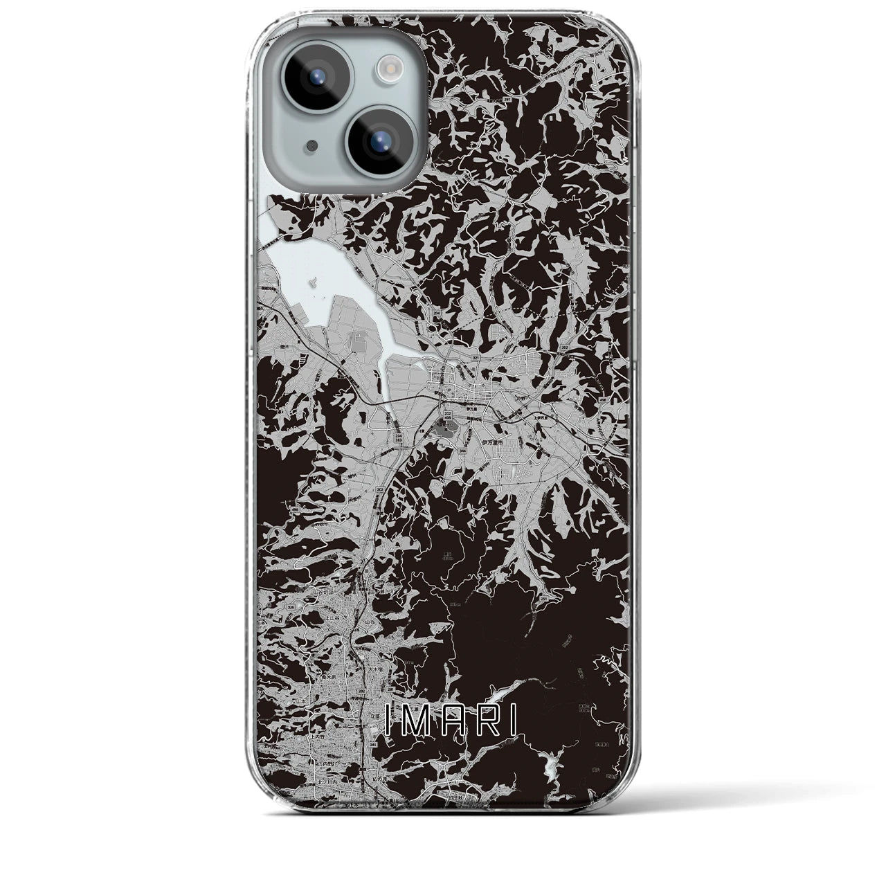 【伊万里(佐賀県)】地図柄iPhoneケース(クリアタイプ)