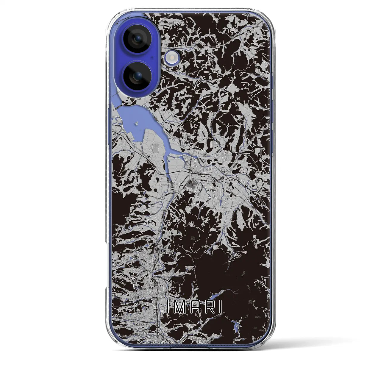 【伊万里(佐賀県)】地図柄iPhoneケース(クリアタイプ)
