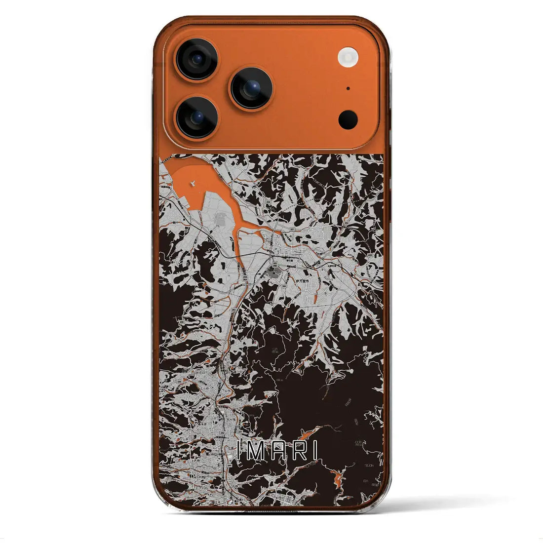 【伊万里(佐賀県)】地図柄iPhoneケース(クリアタイプ)