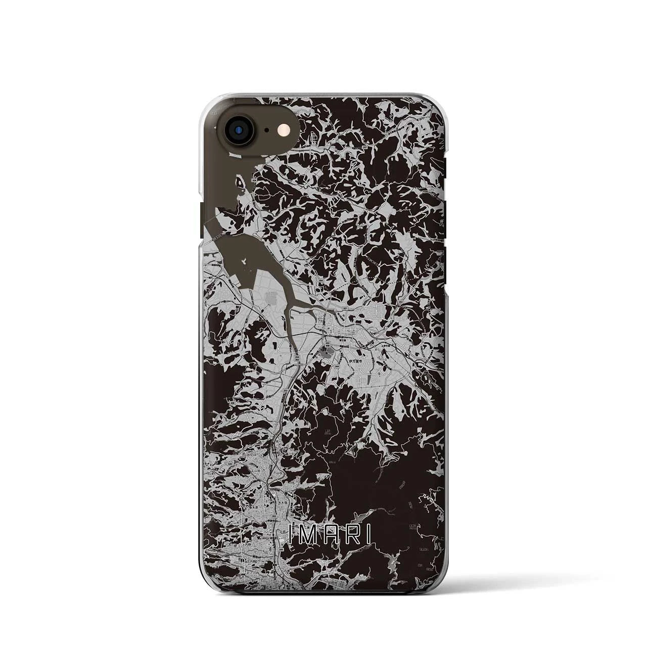 【伊万里(佐賀県)】地図柄iPhoneケース(クリアタイプ)