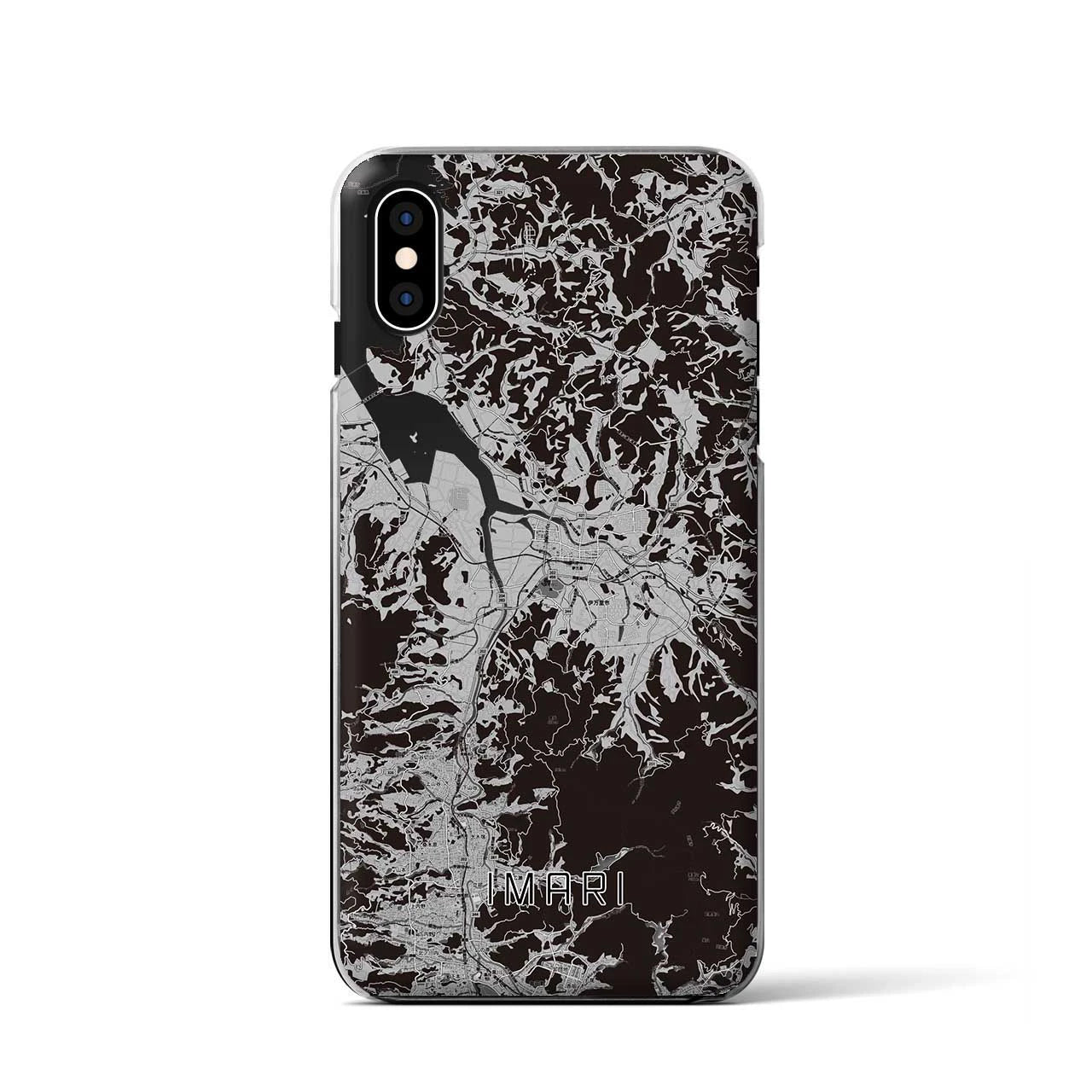 【伊万里(佐賀県)】地図柄iPhoneケース(クリアタイプ)