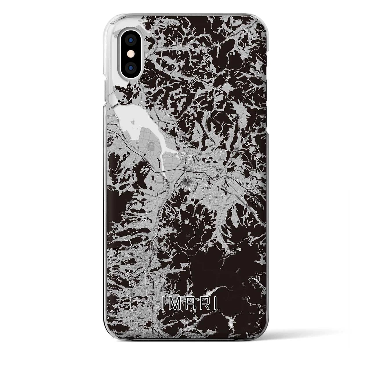 【伊万里(佐賀県)】地図柄iPhoneケース(クリアタイプ)