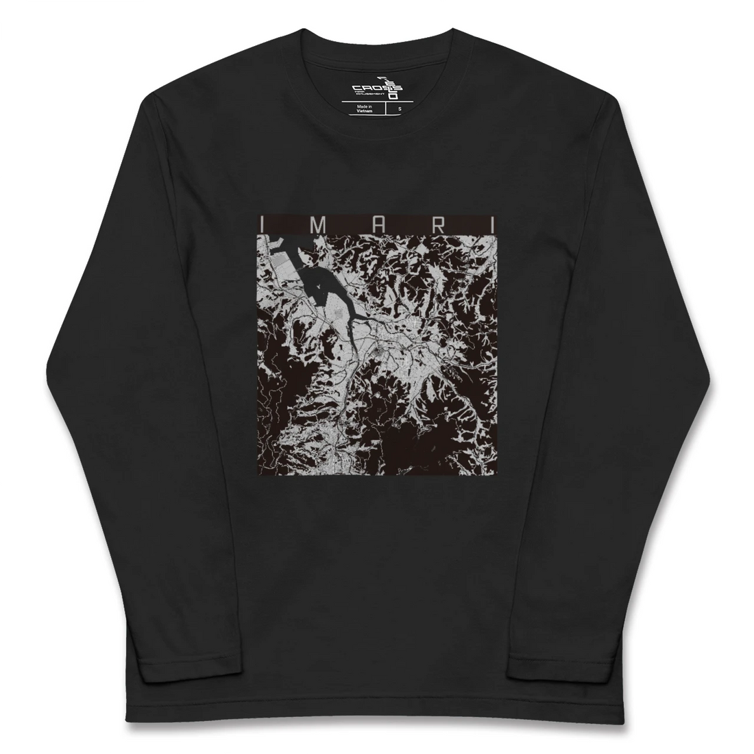 【伊万里(佐賀県)】地図柄ロングスリーブTシャツ