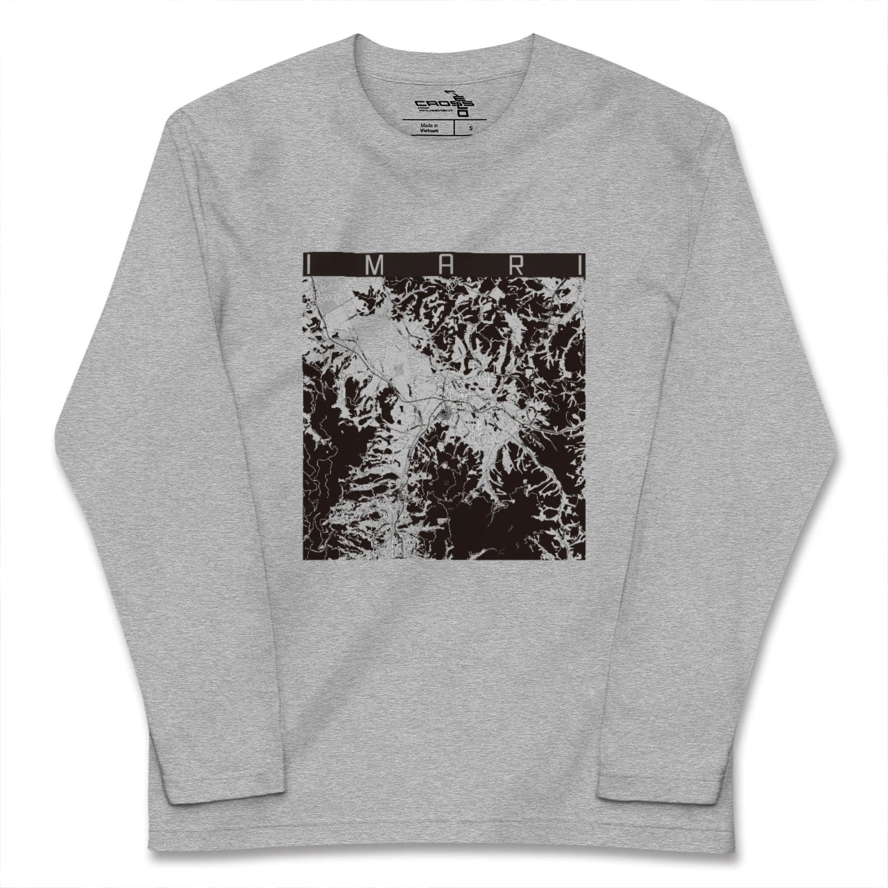 【伊万里(佐賀県)】地図柄ロングスリーブTシャツ