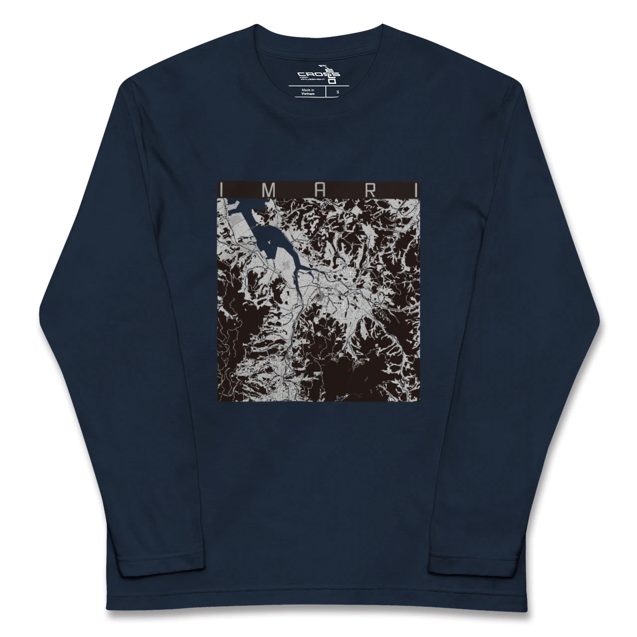 【伊万里(佐賀県)】地図柄ロングスリーブTシャツ