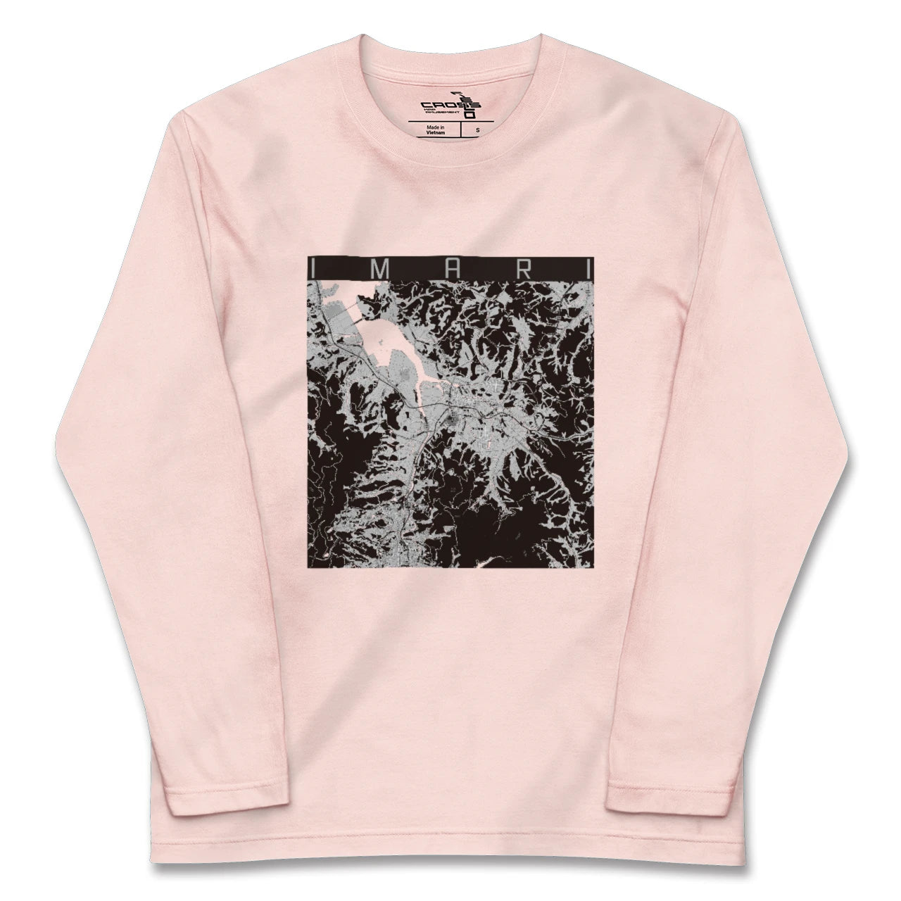 【伊万里(佐賀県)】地図柄ロングスリーブTシャツ