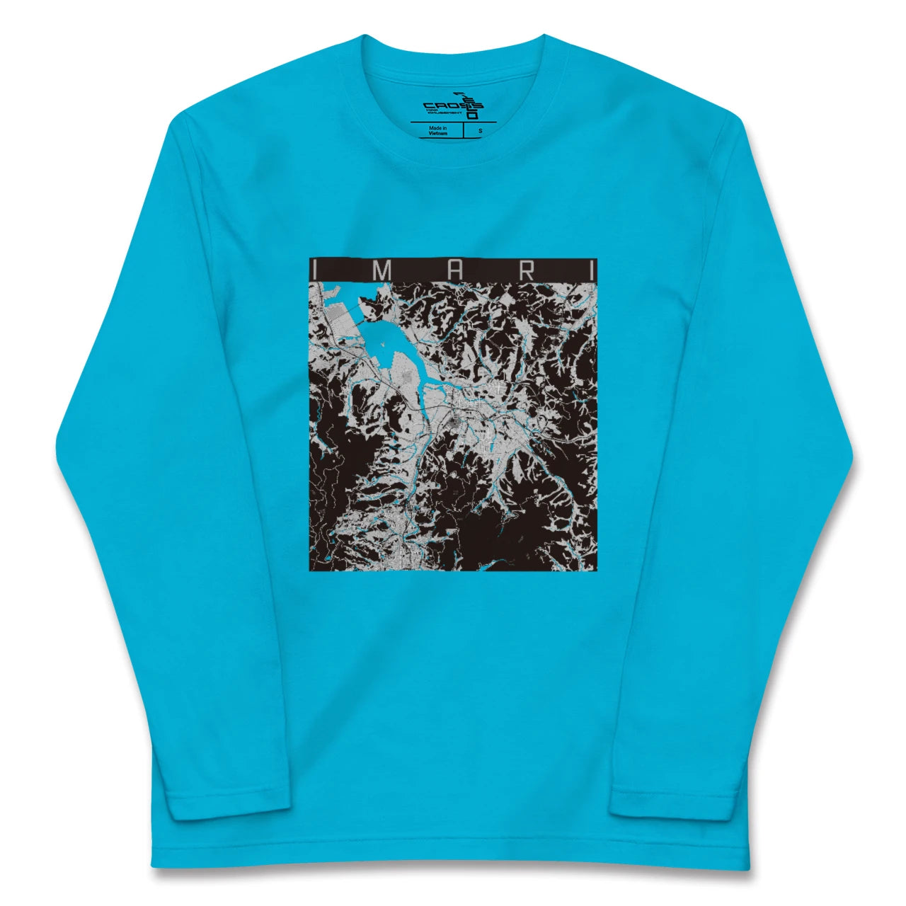 【伊万里(佐賀県)】地図柄ロングスリーブTシャツ