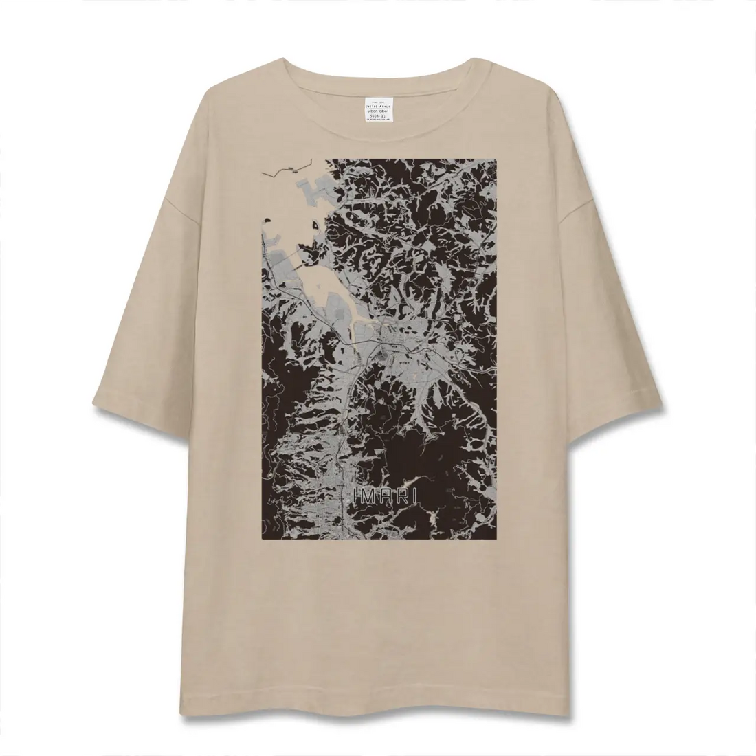 【伊万里(佐賀県)】地図柄ビッグシルエットTシャツ