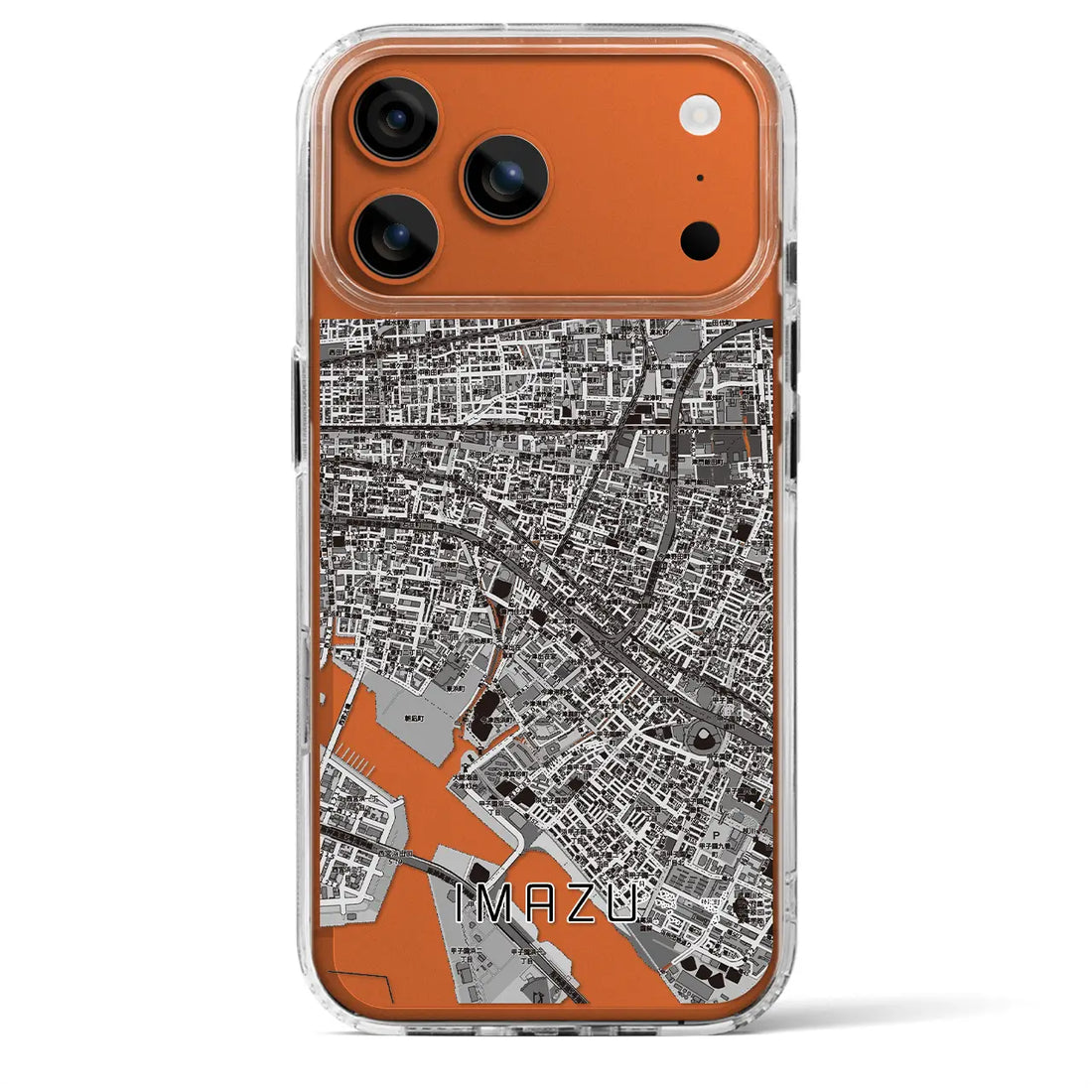 【今津(兵庫県)】地図柄iPhoneケース(MagSafeタイプ)