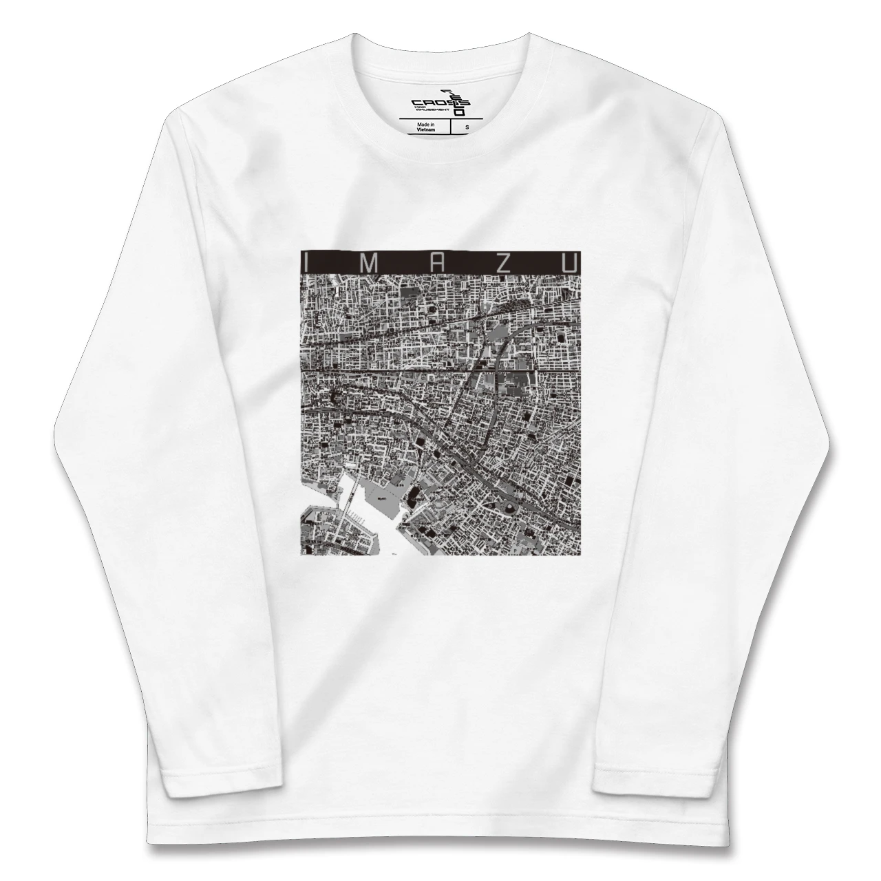 【今津(兵庫県)】地図柄ロングスリーブTシャツ