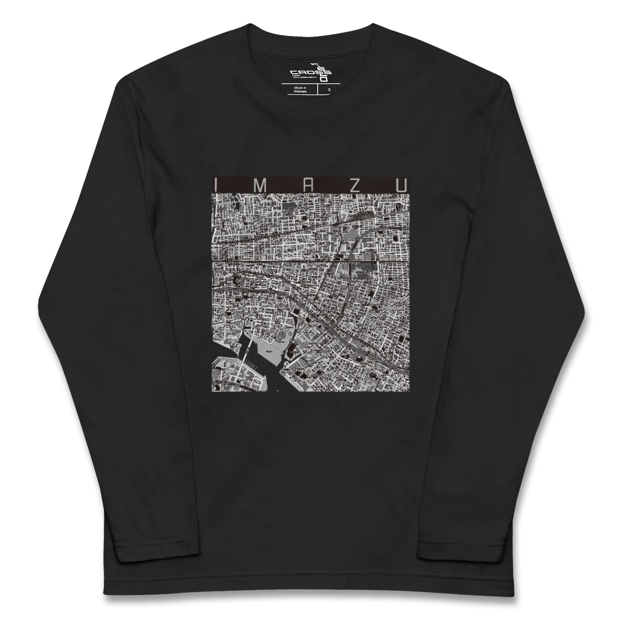 【今津(兵庫県)】地図柄ロングスリーブTシャツ