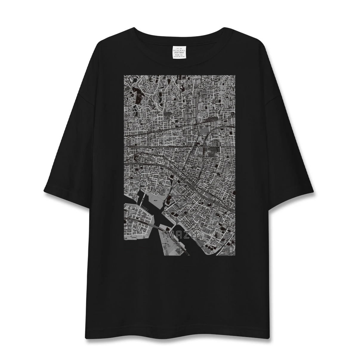 【今津(兵庫県)】地図柄ビッグシルエットTシャツ