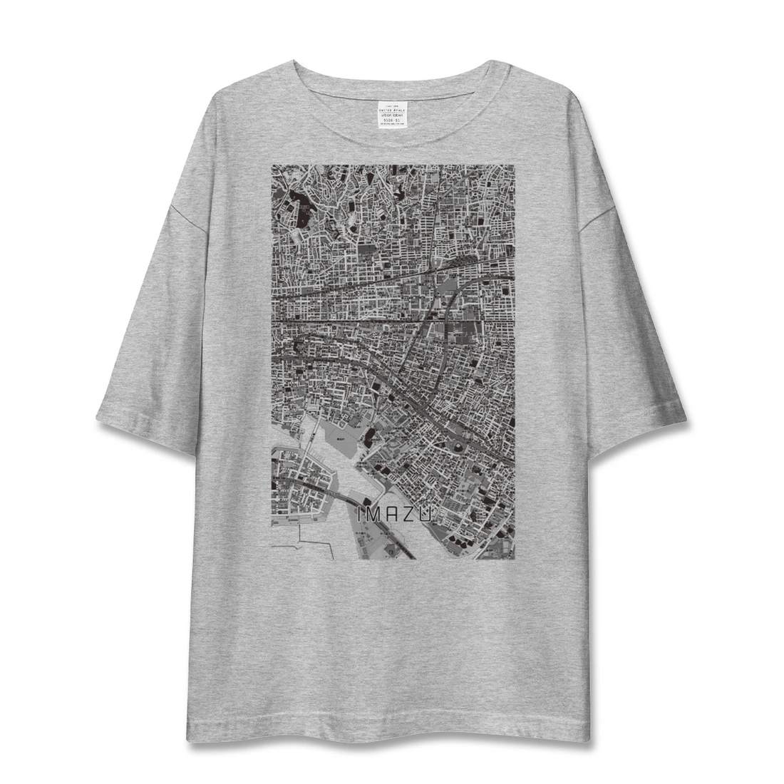【今津(兵庫県)】地図柄ビッグシルエットTシャツ