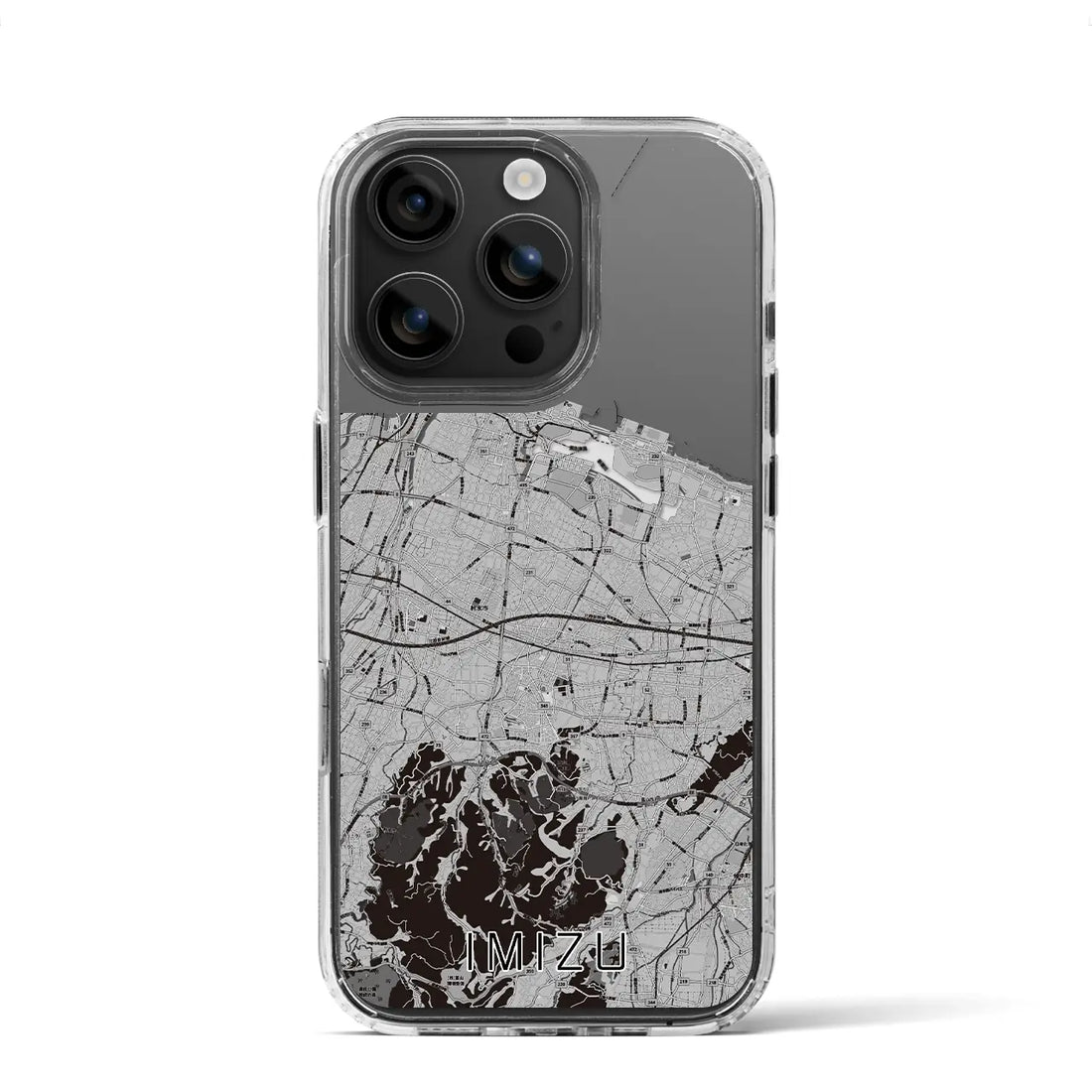 【射水(富山県)】地図柄iPhoneケース(MagSafeタイプ)