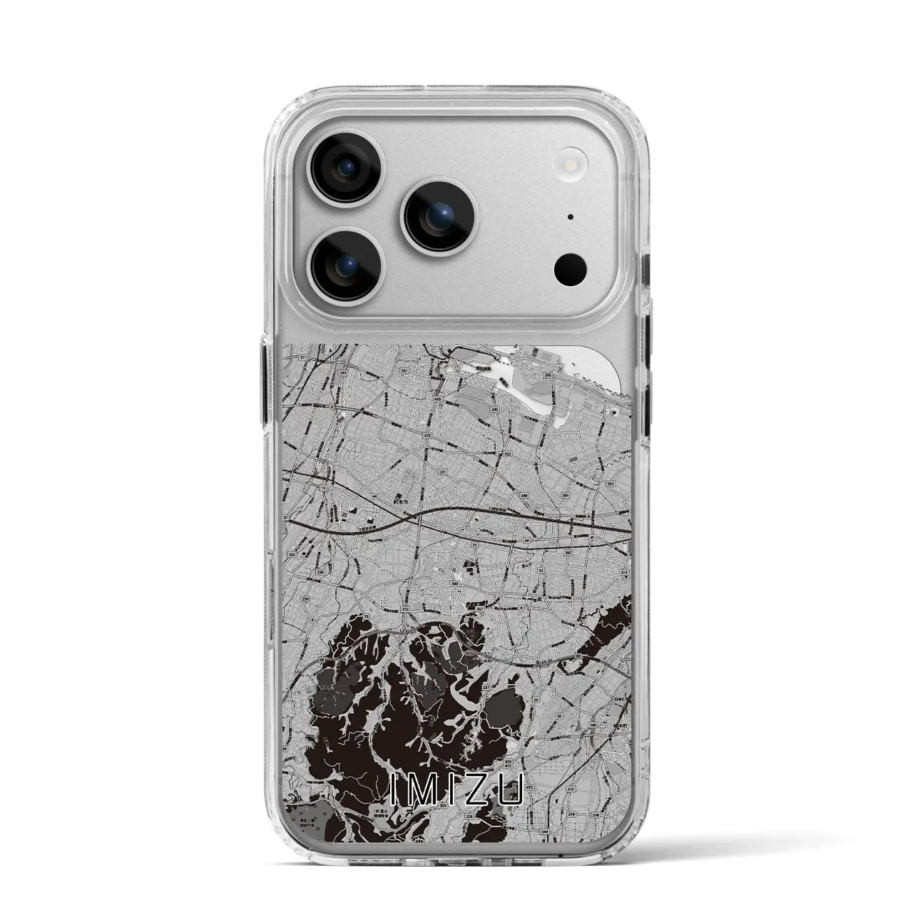 【射水(富山県)】地図柄iPhoneケース(MagSafeタイプ)