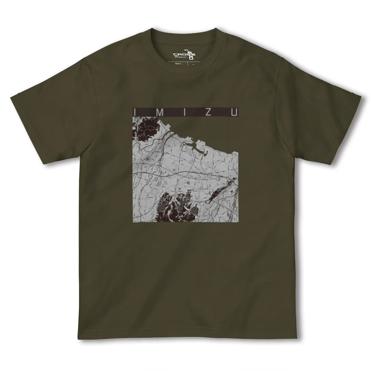 【射水(富山県)】地図柄ヘビーウェイトTシャツ