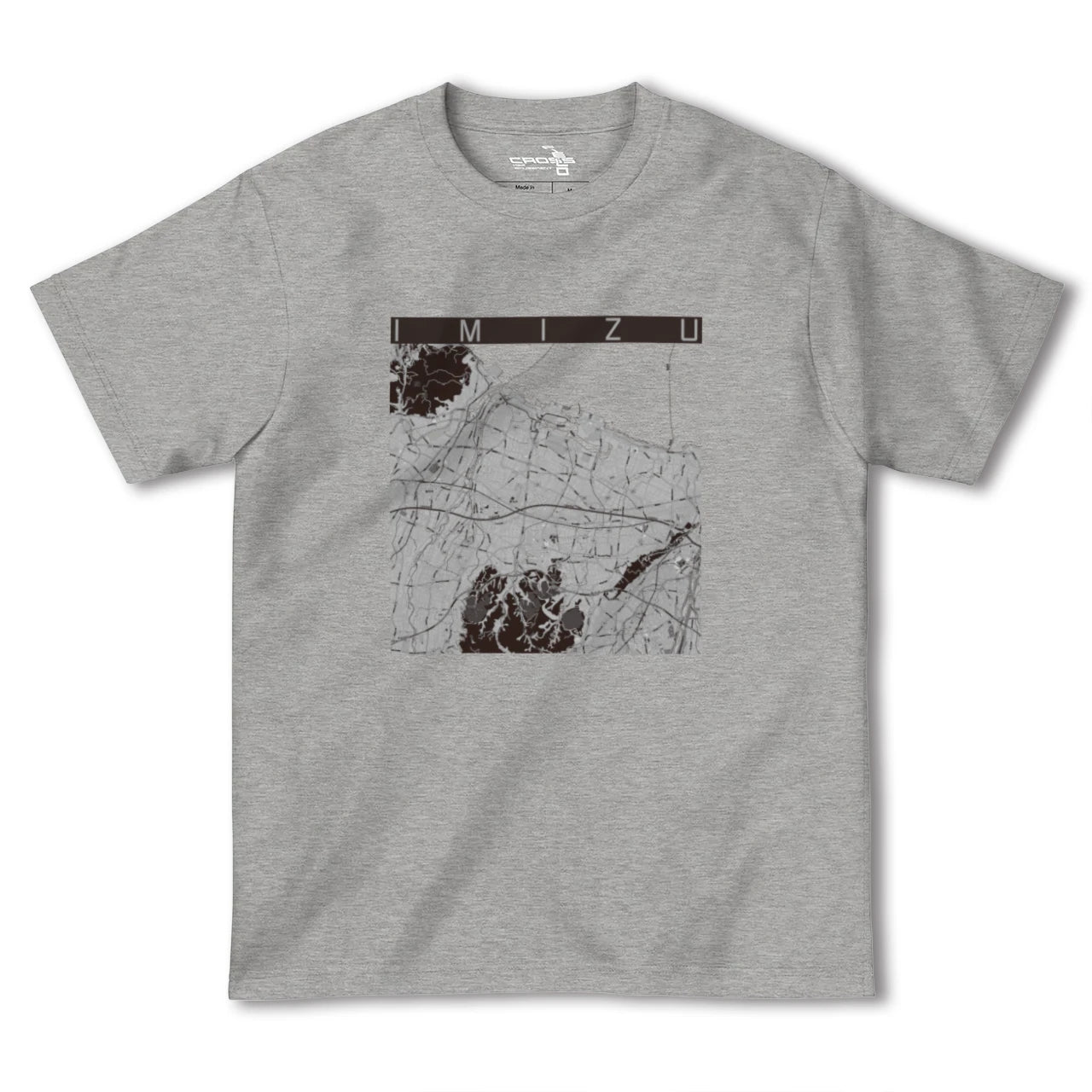 【射水(富山県)】地図柄ヘビーウェイトTシャツ