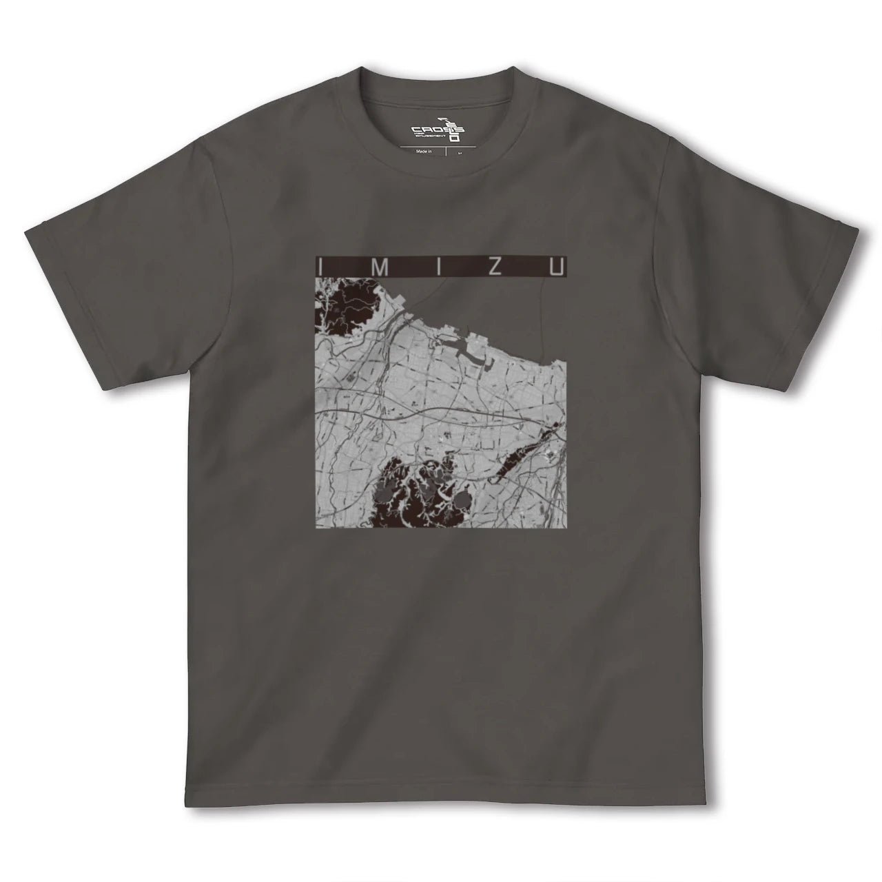 【射水(富山県)】地図柄ヘビーウェイトTシャツ