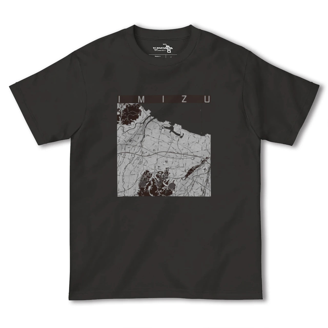 【射水(富山県)】地図柄ヘビーウェイトTシャツ