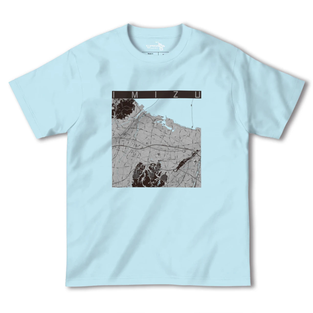 【射水(富山県)】地図柄ヘビーウェイトTシャツ
