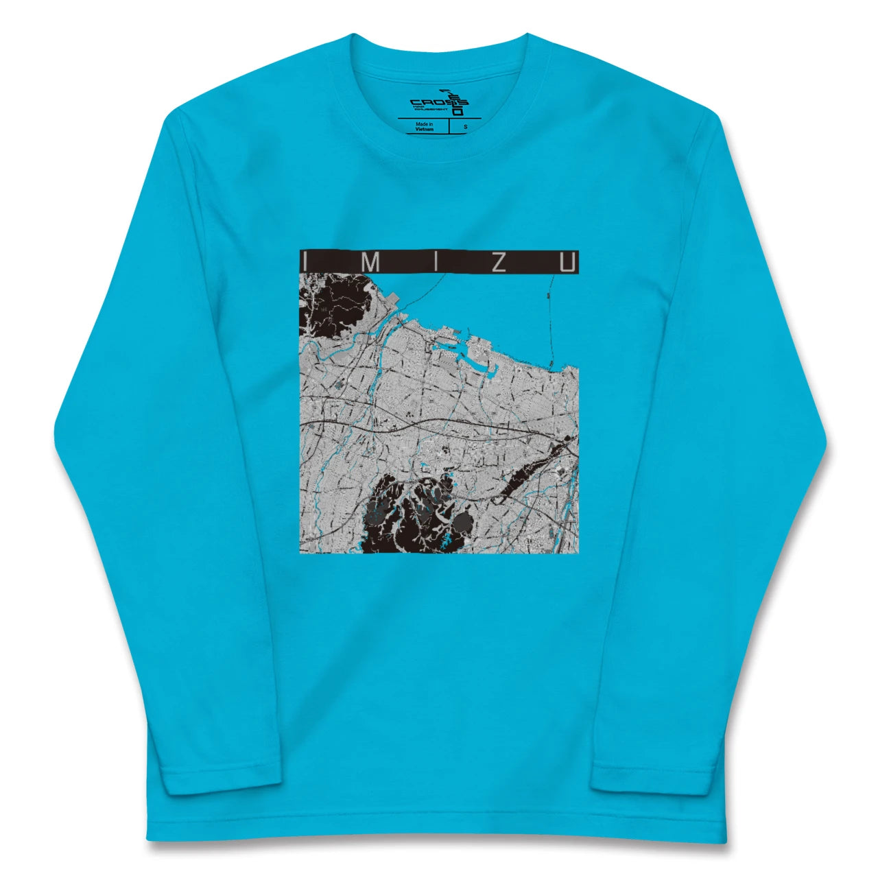 【射水(富山県)】地図柄ロングスリーブTシャツ