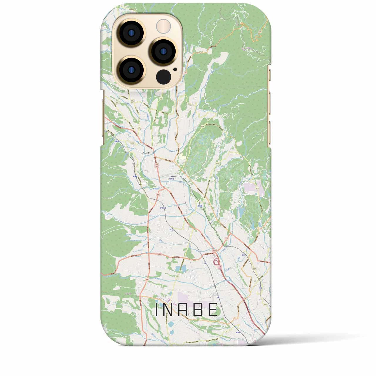 【いなべ(三重県)】地図柄iPhoneケース(バックカバータイプ)