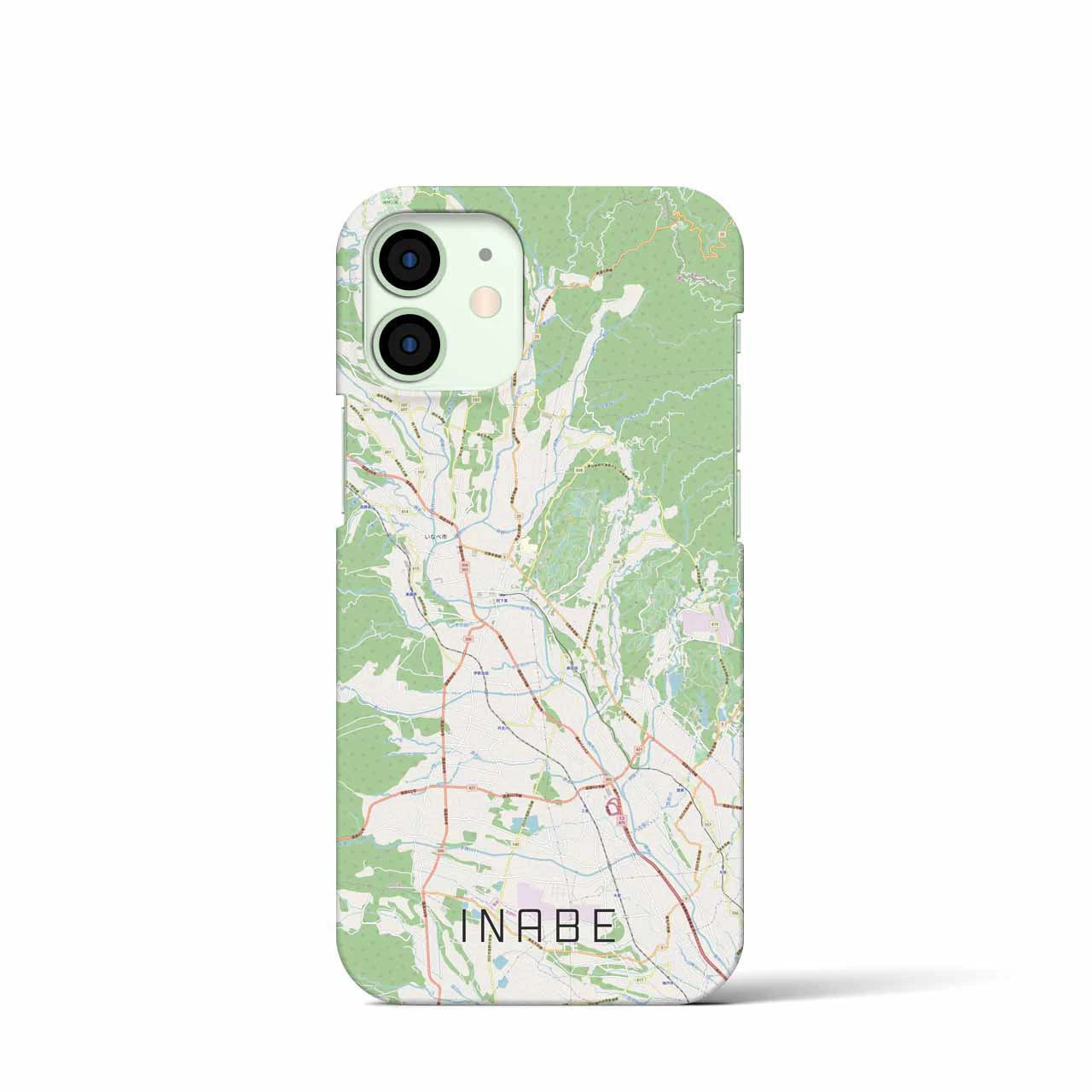 【いなべ(三重県)】地図柄iPhoneケース(バックカバータイプ)