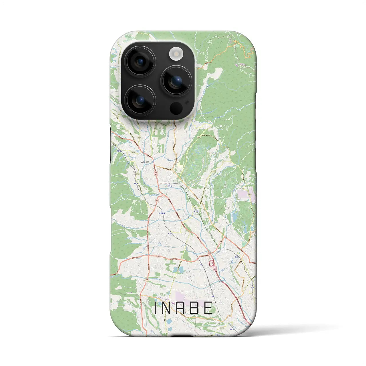 【いなべ(三重県)】地図柄iPhoneケース(バックカバータイプ)