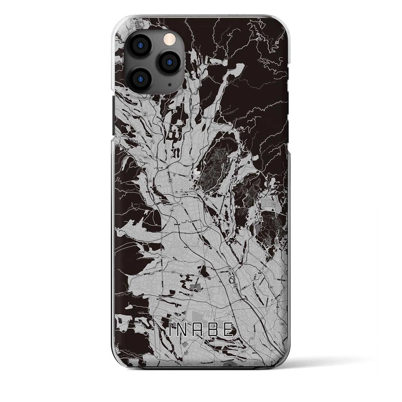 【いなべ(三重県)】地図柄iPhoneケース(クリアタイプ)