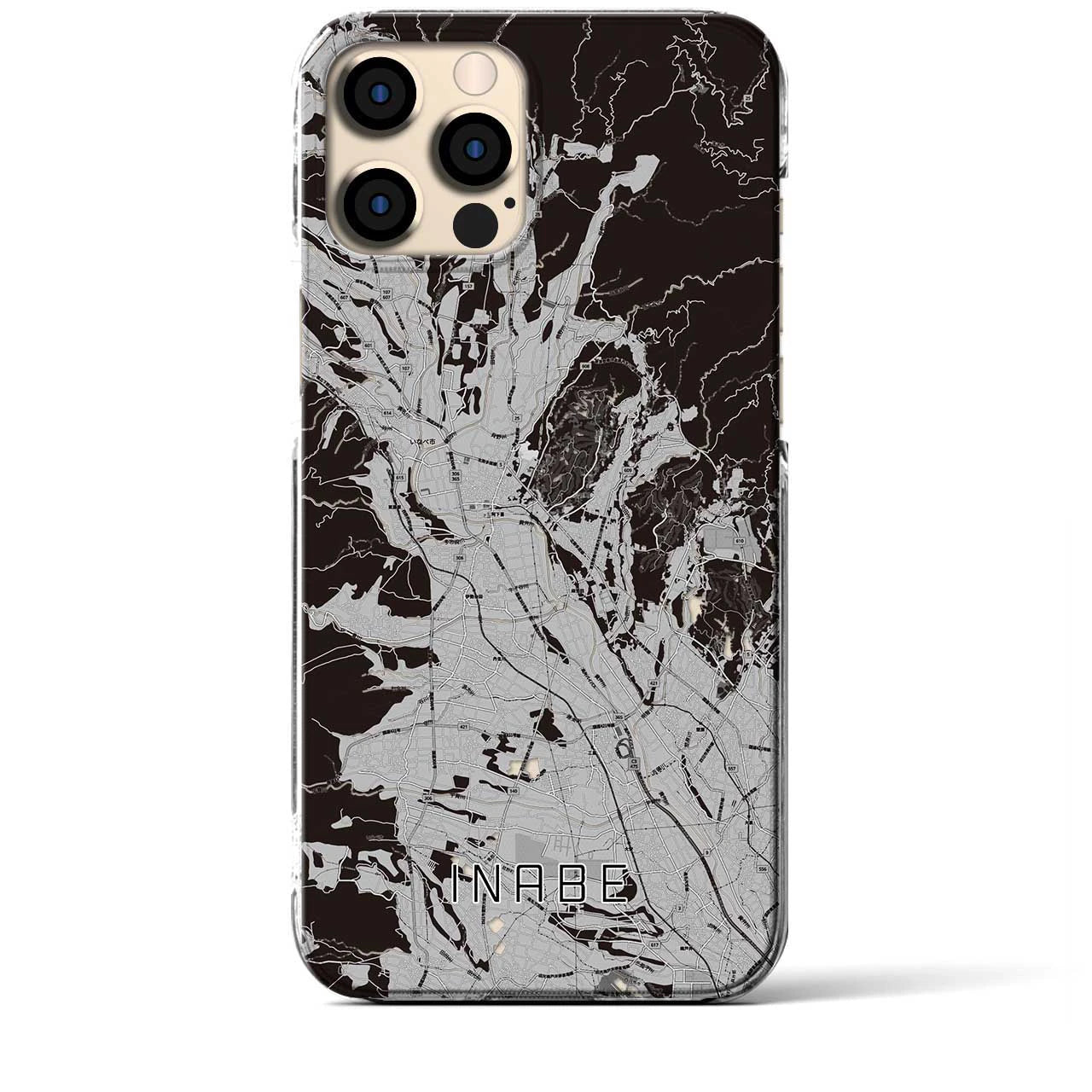 【いなべ(三重県)】地図柄iPhoneケース(クリアタイプ)