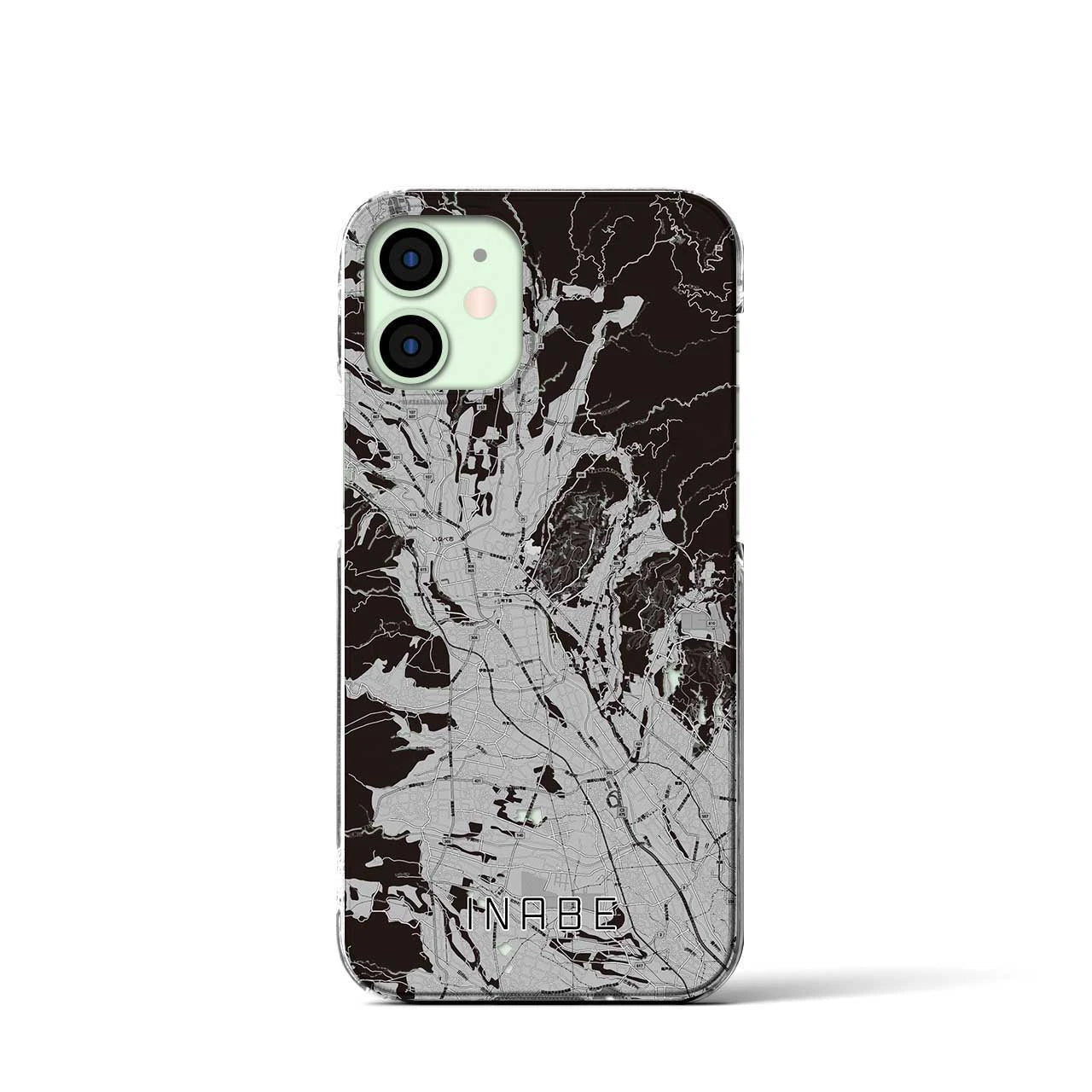 【いなべ(三重県)】地図柄iPhoneケース(クリアタイプ)