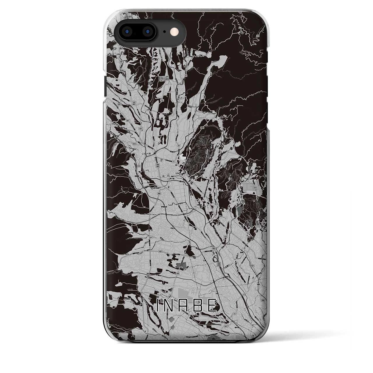 【いなべ(三重県)】地図柄iPhoneケース(クリアタイプ)