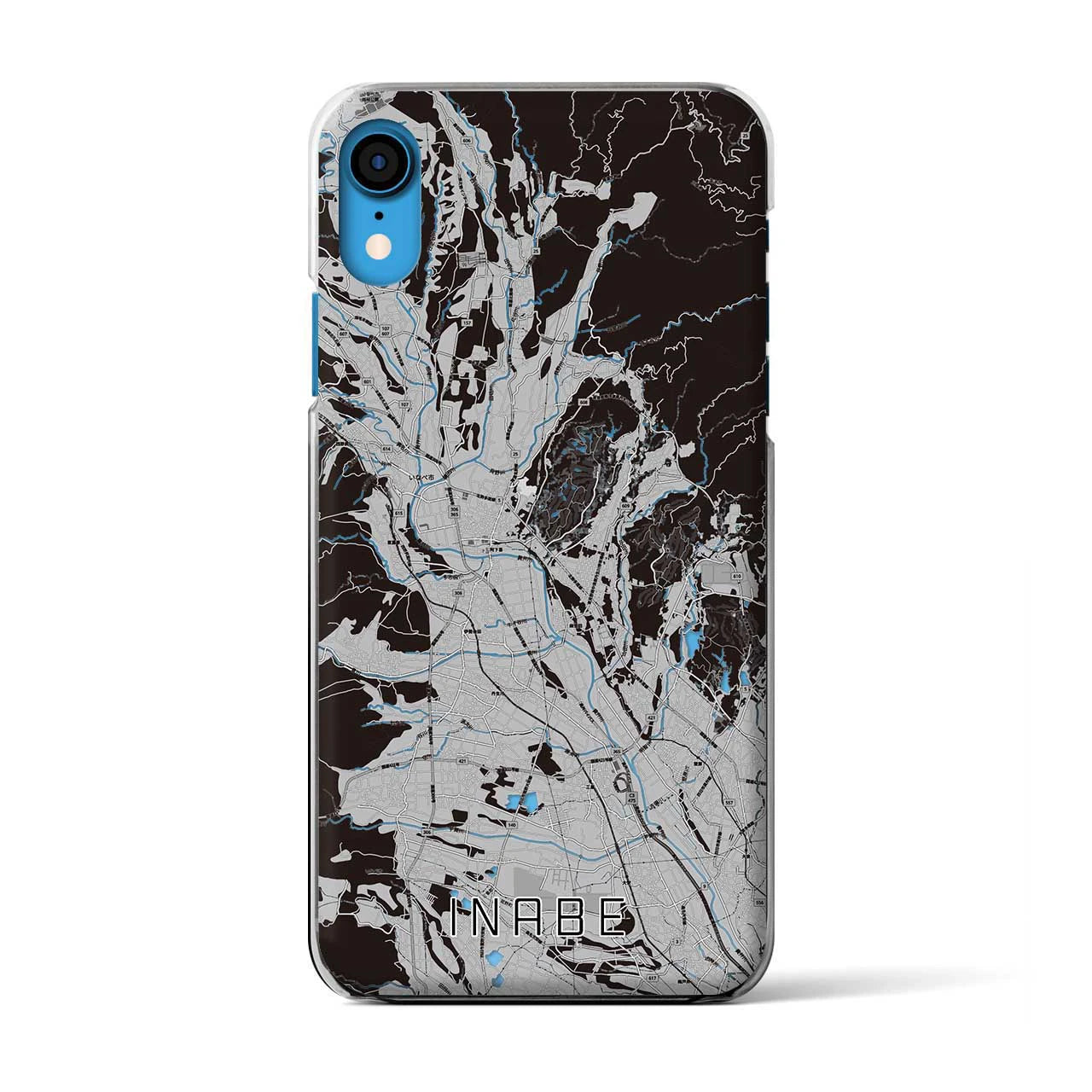 【いなべ(三重県)】地図柄iPhoneケース(クリアタイプ)