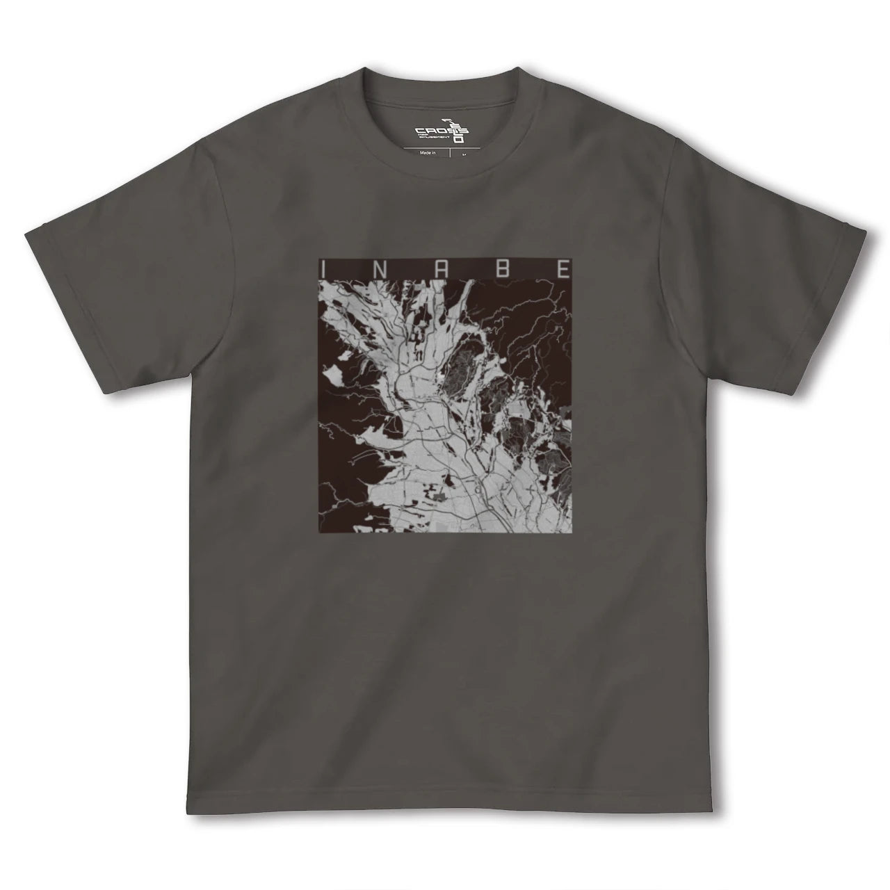 【いなべ(三重県)】地図柄ヘビーウェイトTシャツ